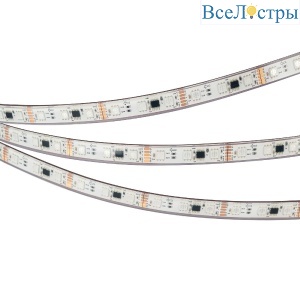 Светодиодная герметичная лента Arlight DMX-PFS-B60-12mm 12V RGB-PX3 (14 W/m, IP68, 5060, 5m) 039175