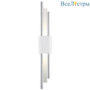 Настенный светодиодный светильник Crystal Lux CARTA AP6W LED WHITE/CHROME