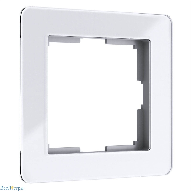 рамка на 1 пост werkel acrylic белый 4690389184819 w0012701