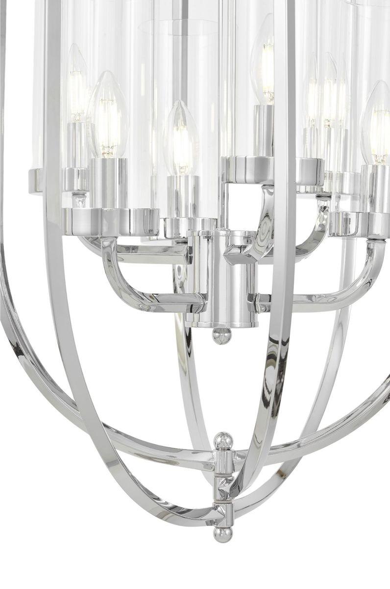 подвесная люстра lumina deco trulia ldp 8006-6 chr