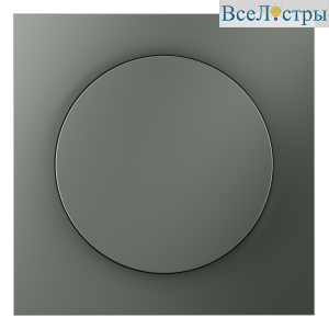 Накладка для светорегулятора поворотно-нажимного Voltum S70 (титан) VLS002006