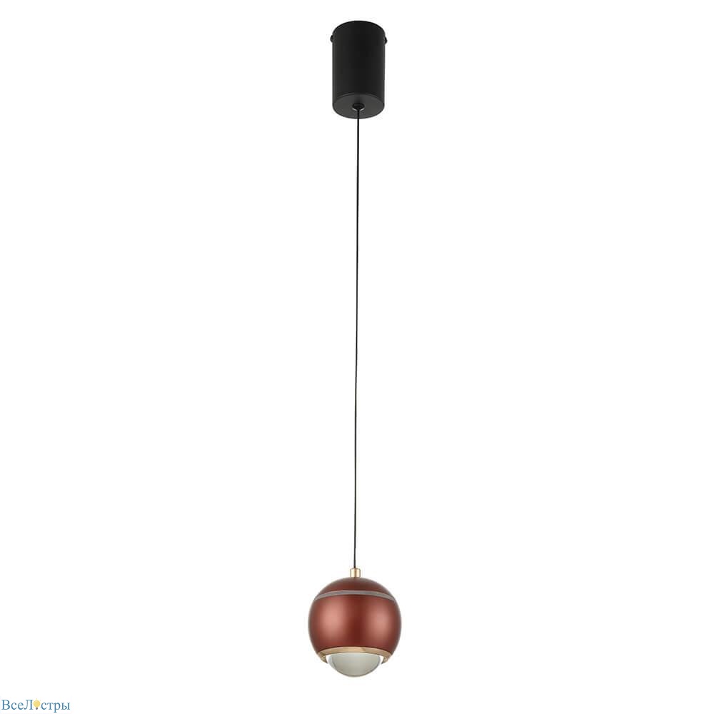 подвесной светодиодный светильник crystal lux caro sp led red