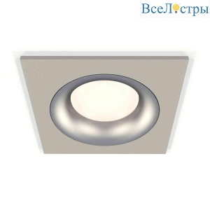 Комплект встраиваемого светильника Ambrella light Techno Spot XC7633004 SGR/MCH серый песок/хром матовый (C7633, N7013)