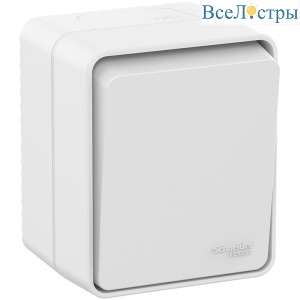 Выключатель 1-клавишный 10 АХ IP54 Systeme Electric AtlasDesign Profi54 ATN540111