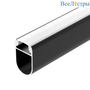 Профиль Arlight WARDROBE-1930-2000 ANOD BLACK 054943