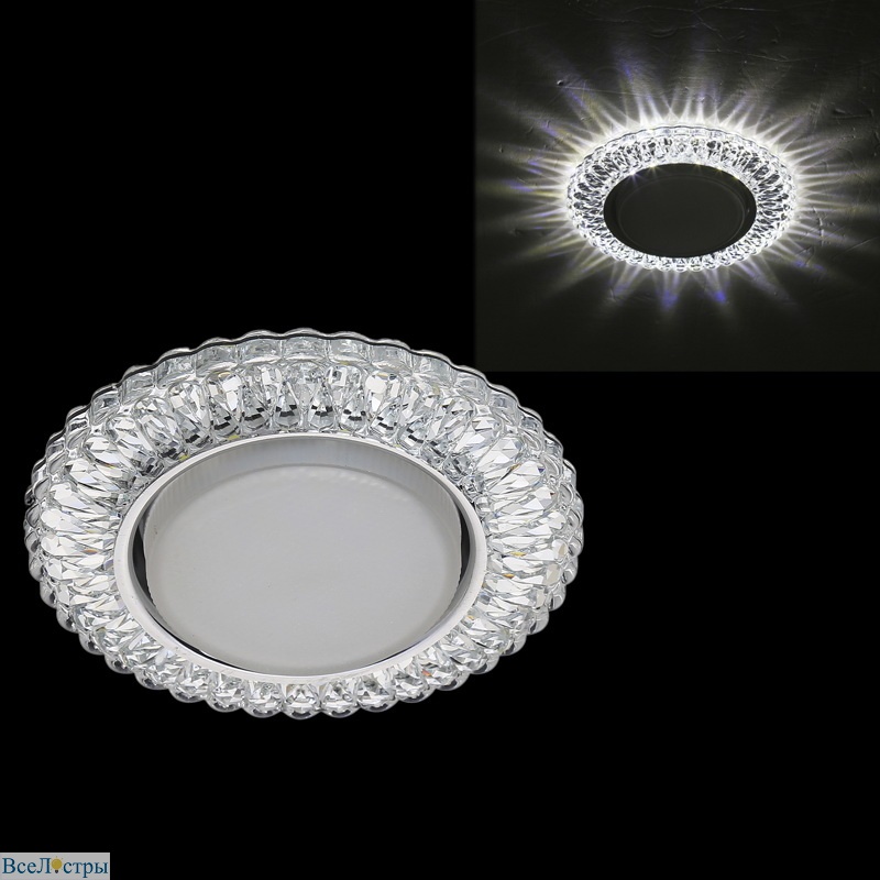точечный светильник reluce 53213-9.0-001mn gx53+led5w wh