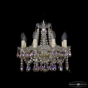 Подвесная люстра Bohemia Ivele Crystal 1413/8/141 G R801