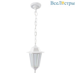Уличный подвесной светильник ЭРА НСУ 06-60-001 белый Б0048110