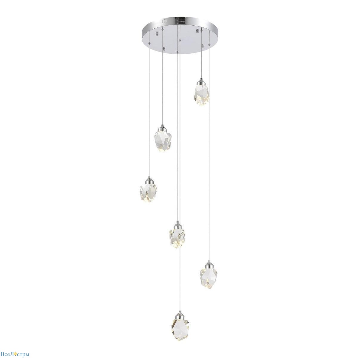 подвесная светодиодная люстра st luce cascato sl6114.103.06