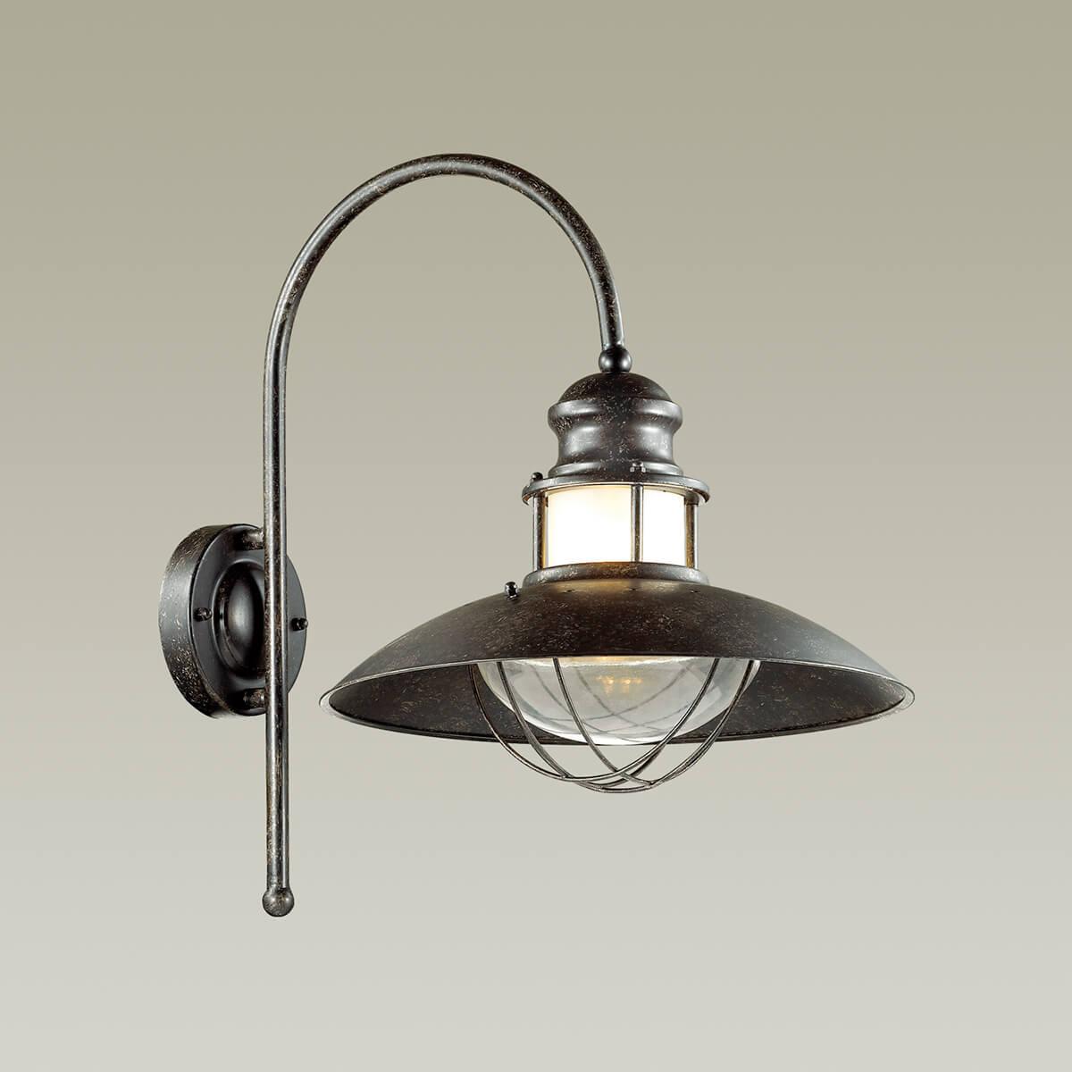 уличный настенный светильник odeon light nature dante 4164/1wa