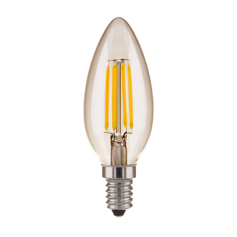 лампа светодиодная филаментная elektrostandard ble1409 e14 9w 3300k прозрачная 4690389150678