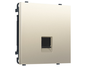 Комплект механизма телефонной розетки SIGMA Шёлк RJ-11 Ambrella Volt MS552030 (SP5520, PR190)