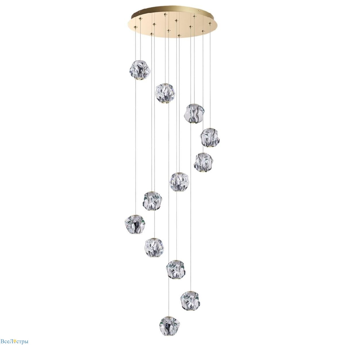 каскадная люстра odeon light jemstone 5085/60l