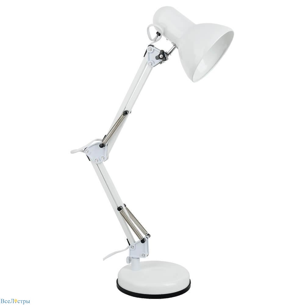 настольная лампа офисная arte lamp junior a1330lt-1wh