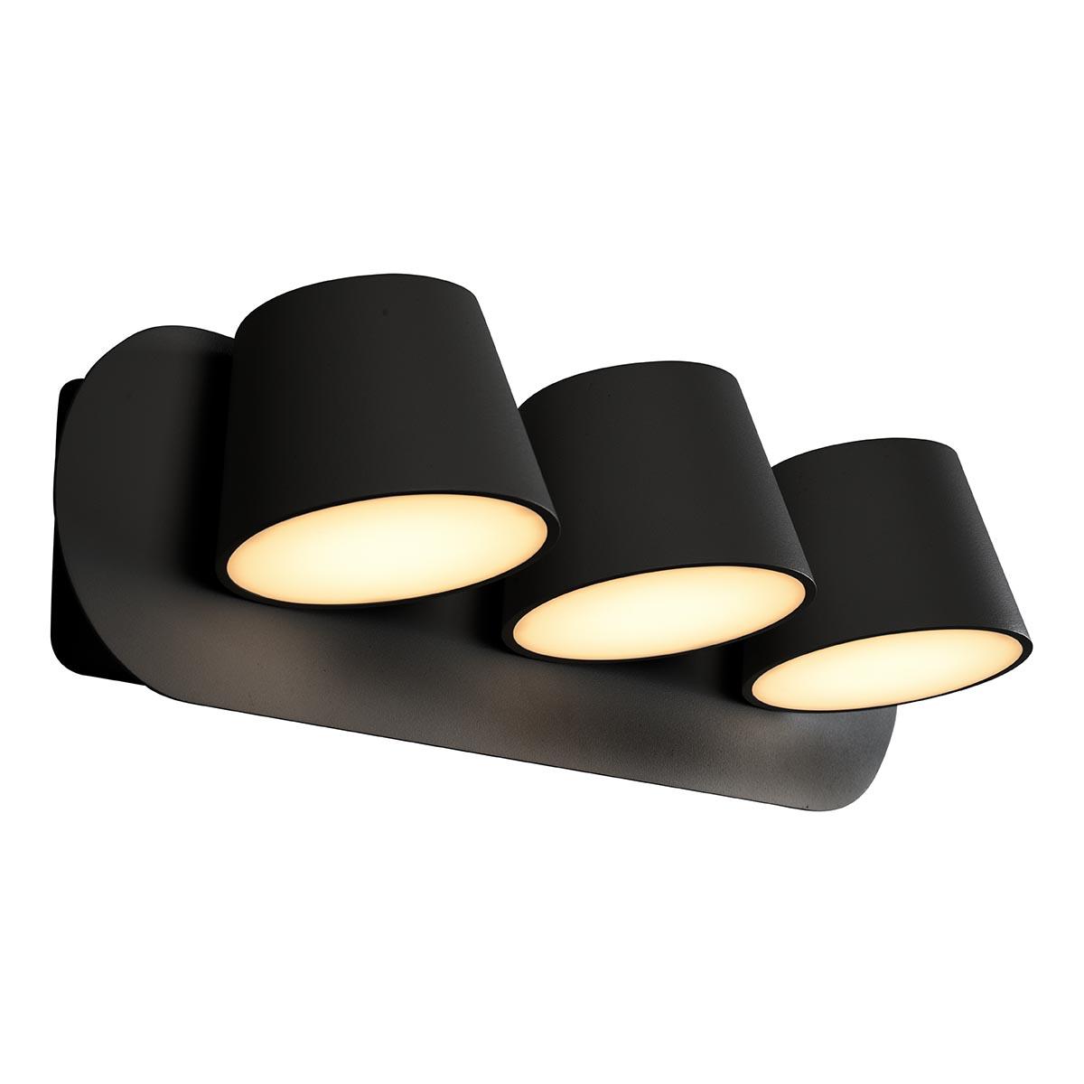 светодиодный спот iledex flexin w1118-3as bk