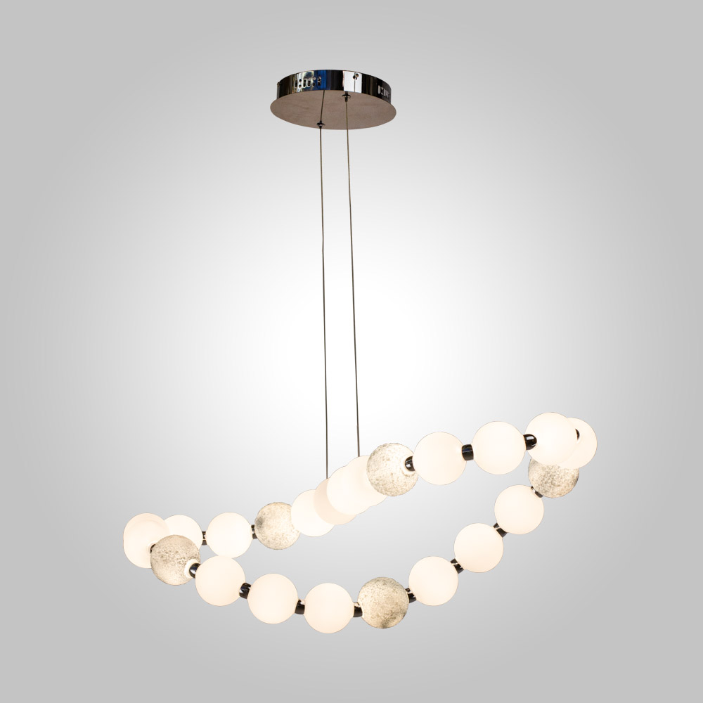 подвесная люстра am group pearl 8823-25 ch