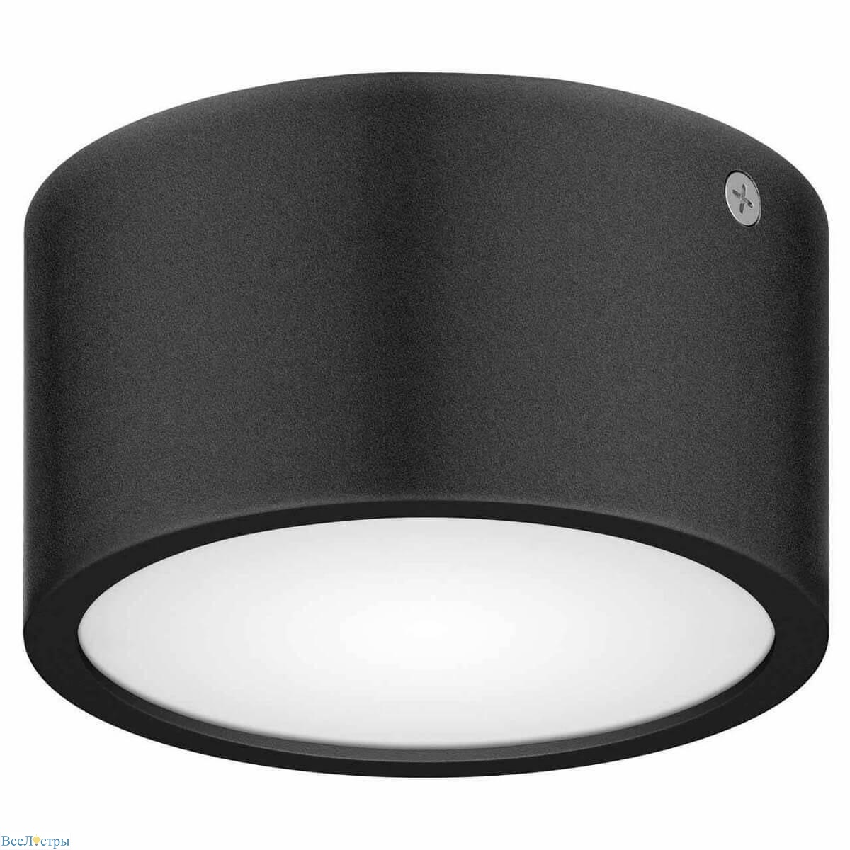 накладной светильник lightstar zolla cyl led-rd 380173