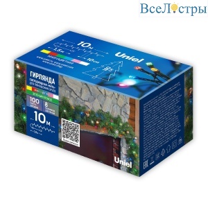Гирлянда Нить Uniel ULD-S1000-100/DGA MULTI-3 IP20 UL-00012359