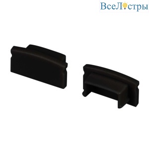 Заглушка глухая Arlight Line-1708 Black 040316