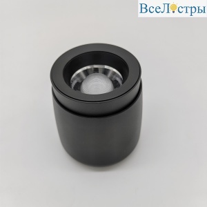 Накладной светильник iLedex Metrica 114-12W-D90-4K-ZOOM-BK