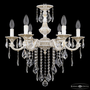 Подвесная люстра Bohemia Ivele Crystal AL78101/6/175 B WMG Leafs
