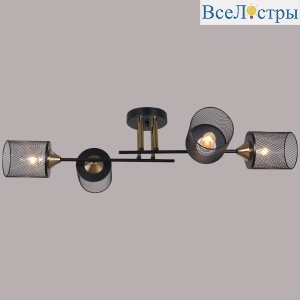 Потолочная люстра Reluce 38460-0.3-04 BK+COPPER