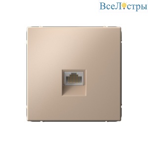 Розетка компьютерная RJ45 Systeme Electric ArtGallery Песочный кат. 5е GAL001283