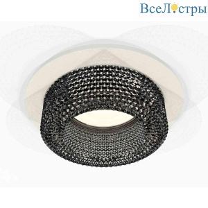 Комплект встраиваемого светильника Ambrella light Techno Spot XC7621021 SWH/BK белый песок/тонированный (C7621, N7192)