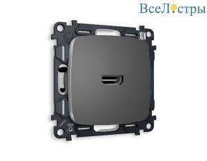 Комплект механизма розетки HDMI 2.0 40V/500mA 2.0GHz 5-18Gbit/s Ambrella Volt Omega MO664010