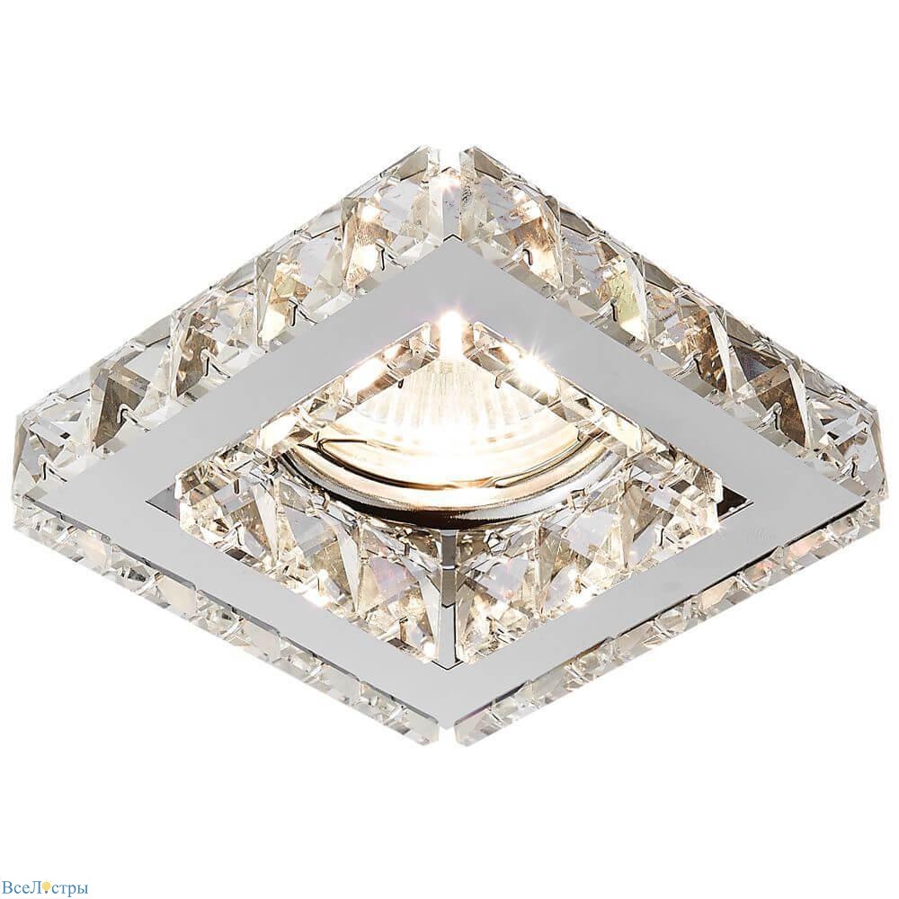 встраиваемый светильник ambrella light crystal k110 cl/ch