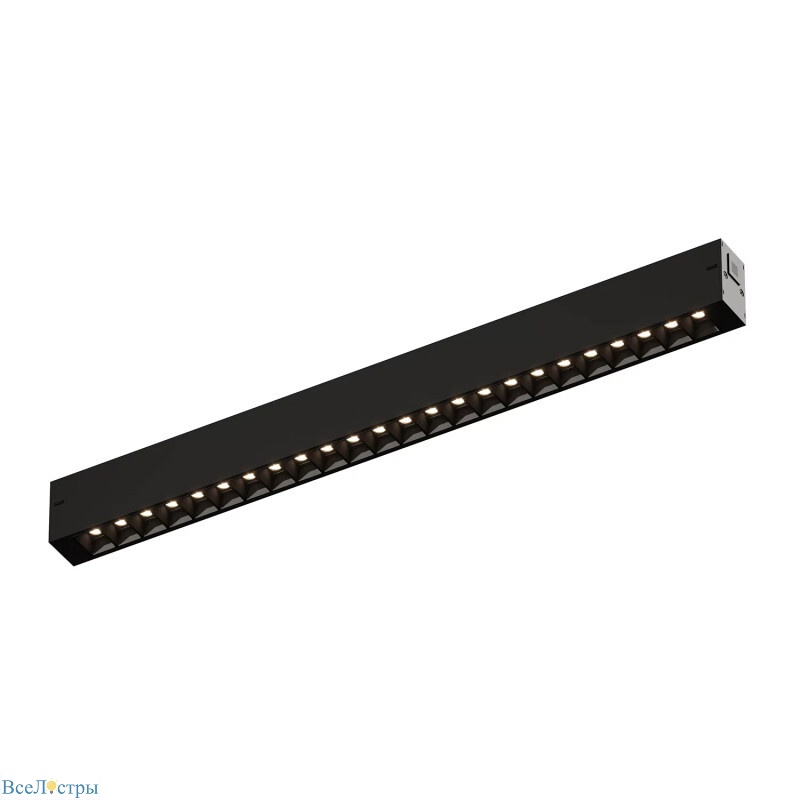 трековый однофазный светильник denkirs smart grill dk8002-conn-bk