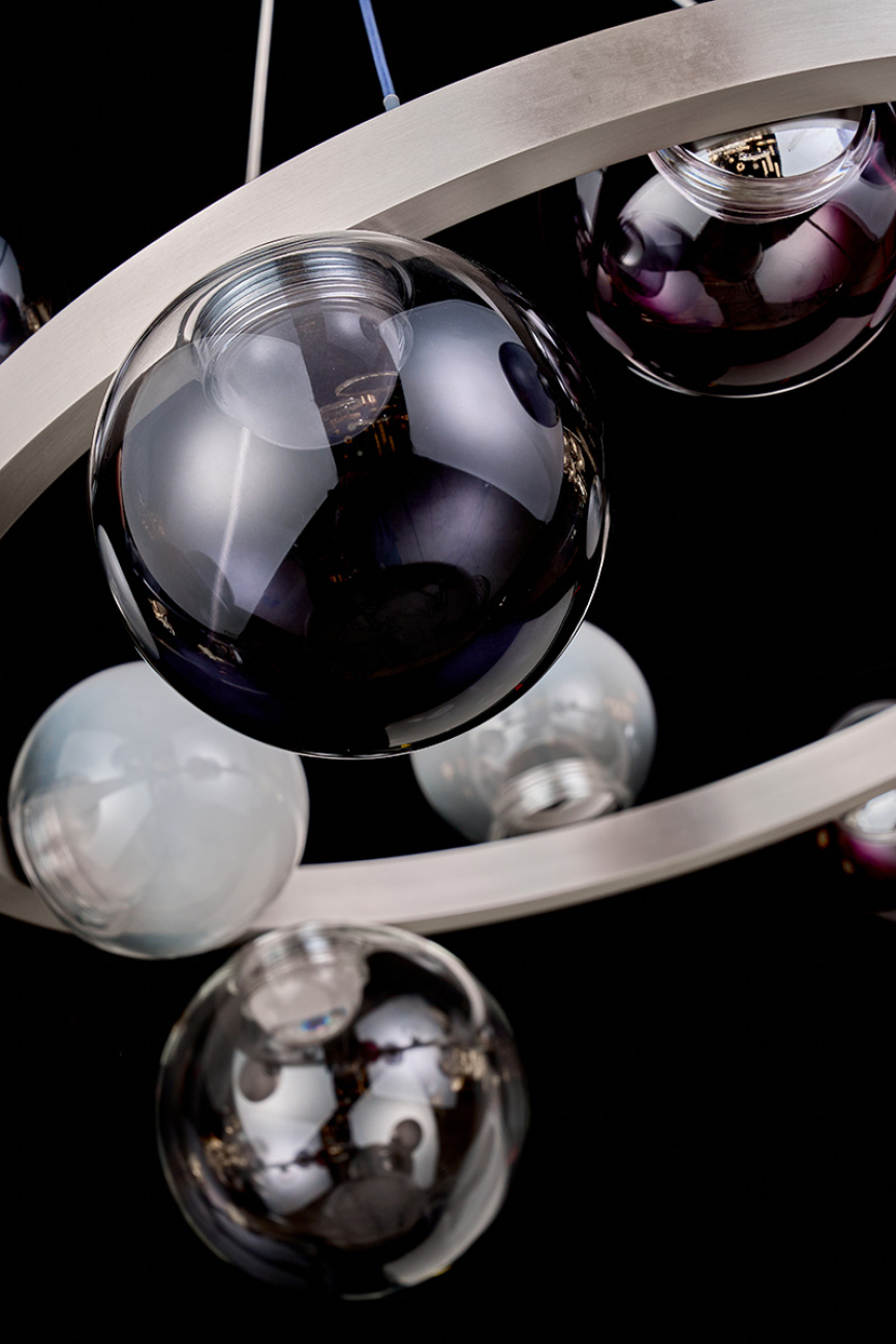 подвесная люстра molecule le7723/680 chrome