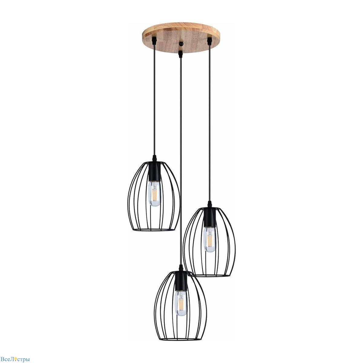 подвесная люстра illumico il1011-3p-05 bk