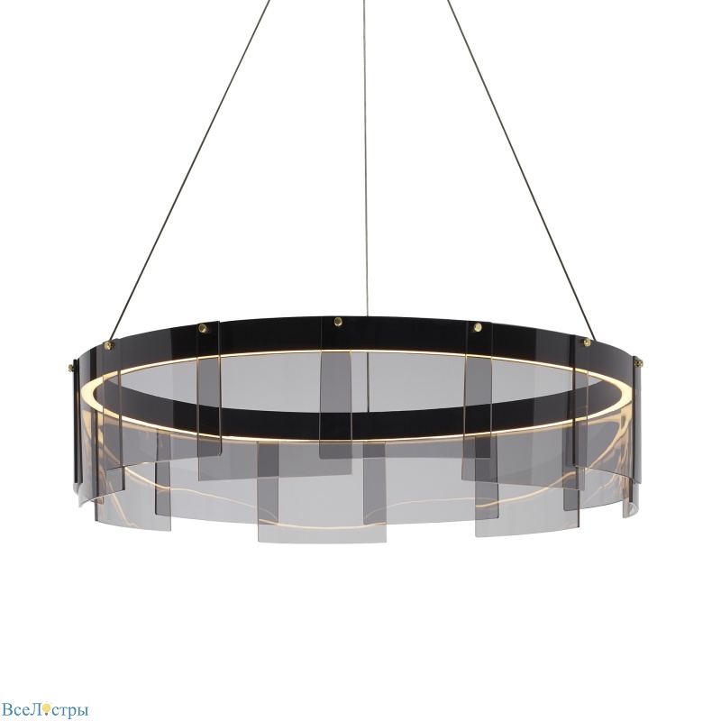 подвесная люстра delight collection stratos d8825p/m black/smoky