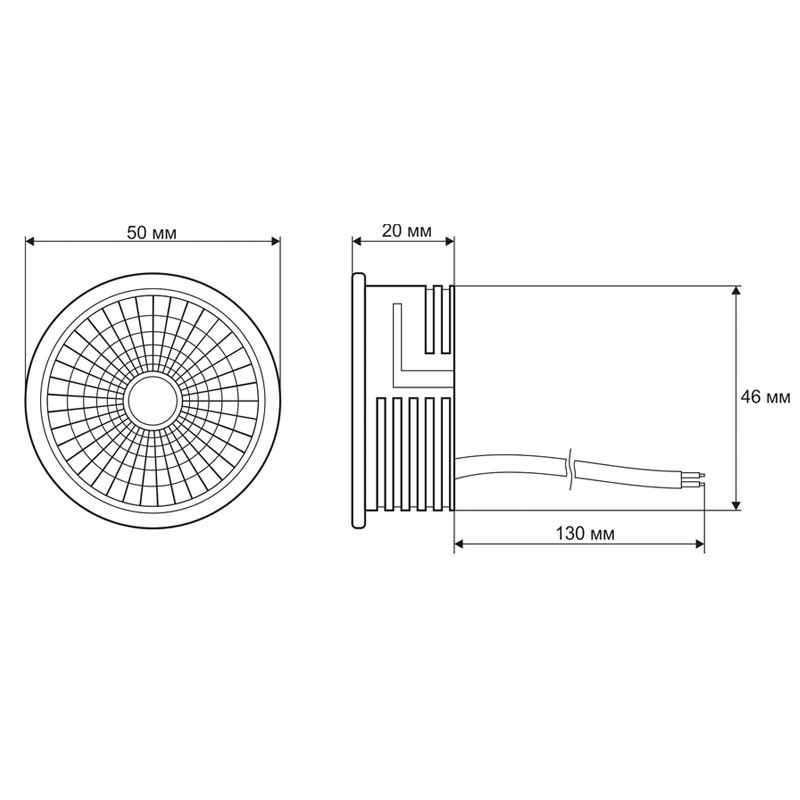 светодиодный модуль denkirs dk3000-5w
