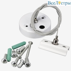 Подвес тросовый Skylite HSBL_0035 для накладного шинопровода 220В, белый
