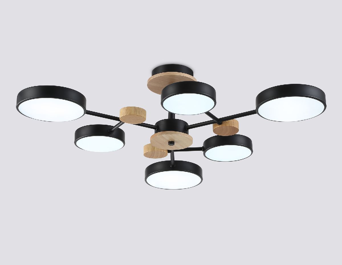 люстра на штанге ambrella light linetech comfort fl4863