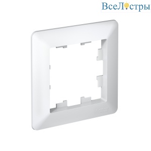 Рамка 1-ая Systeme Electric AtlasDesign Air Белый/дымчатый белый ATN220101
