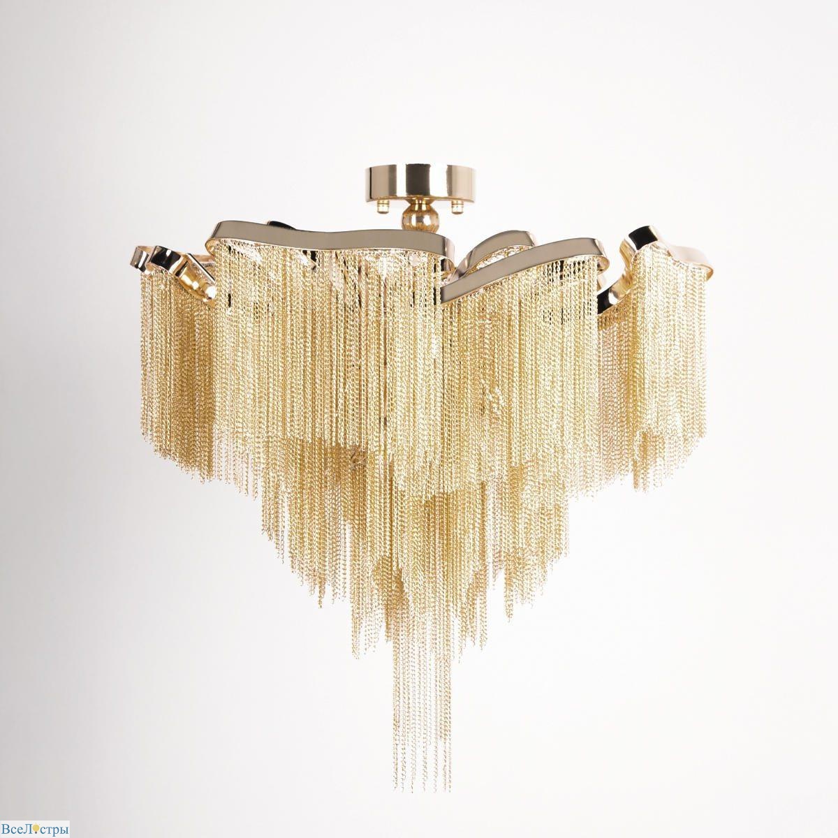 потолочная люстра loft it stream 10208/600c gold