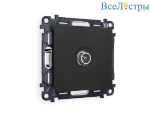 Комплект механизма TV розетки проходной 5-1000 MHz 4dB Ambrella Volt Alfa MA813030
