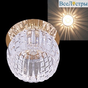 Встраиваемый светильник Reluce 08148-9.0-001H G9 GD+WT