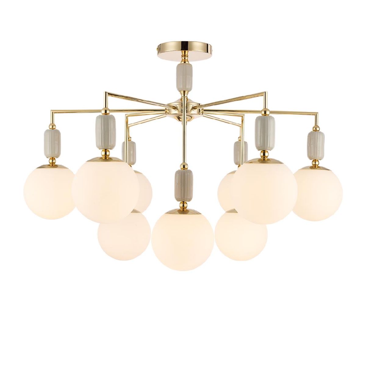люстра на штанге lumion vivien 6580/9c