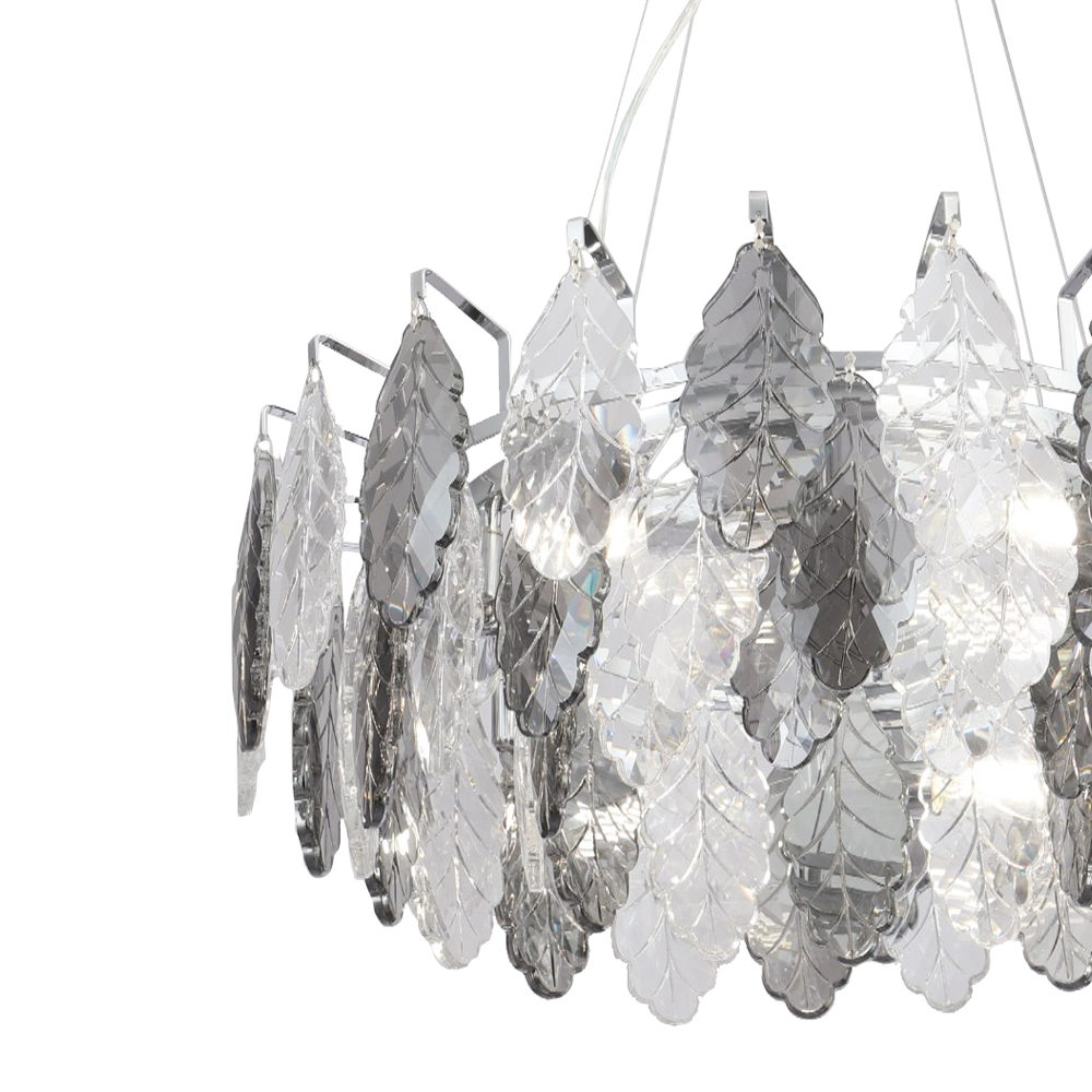 подвесная люстра crystal lux trevi sp6 chrome