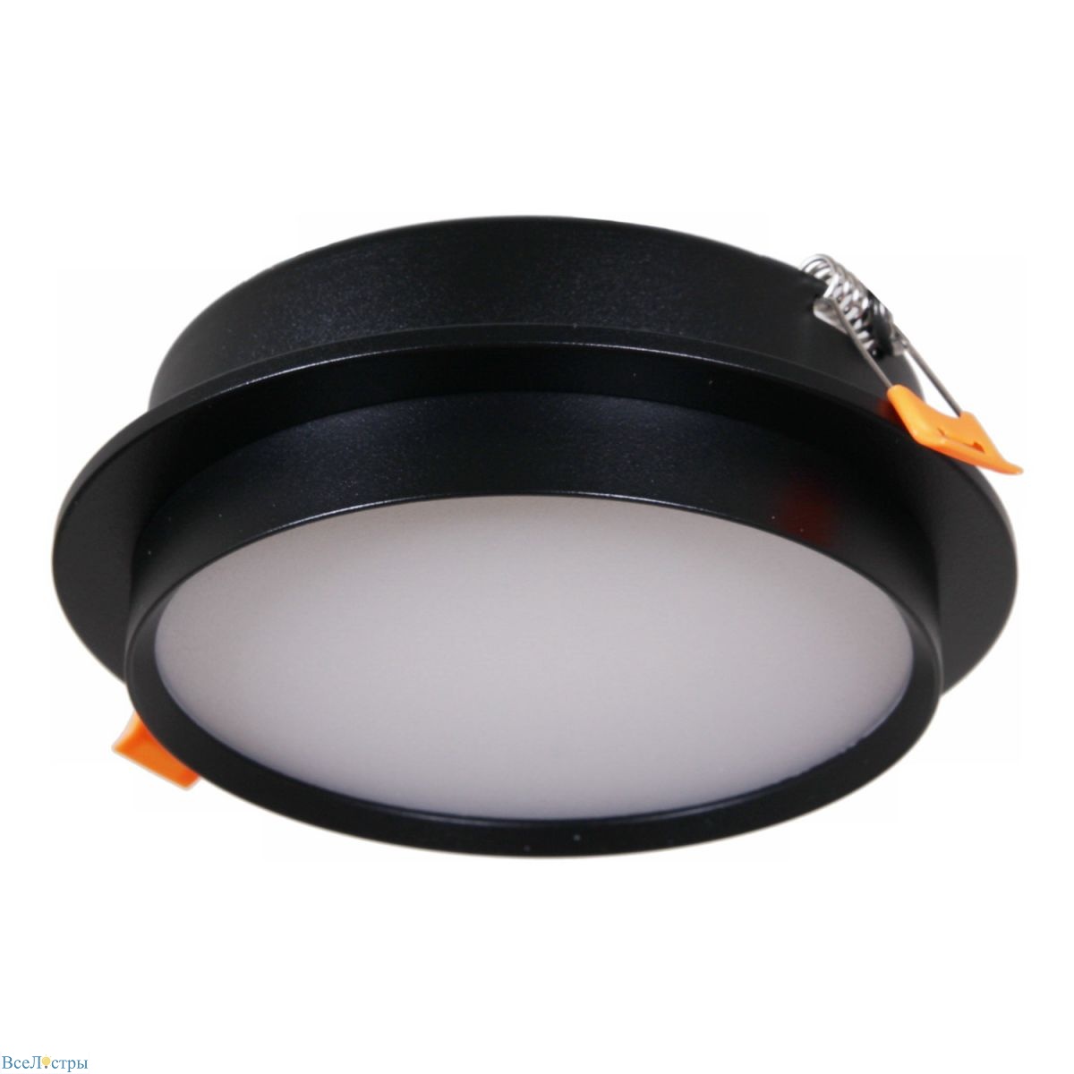 встраиваемый светильник reluce 70001-9.0-001rld gx70 bk