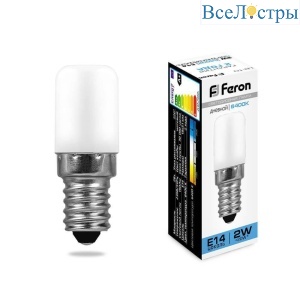 Лампа светодиодная Feron E14 2W 6400K Матовая LB-10 25988