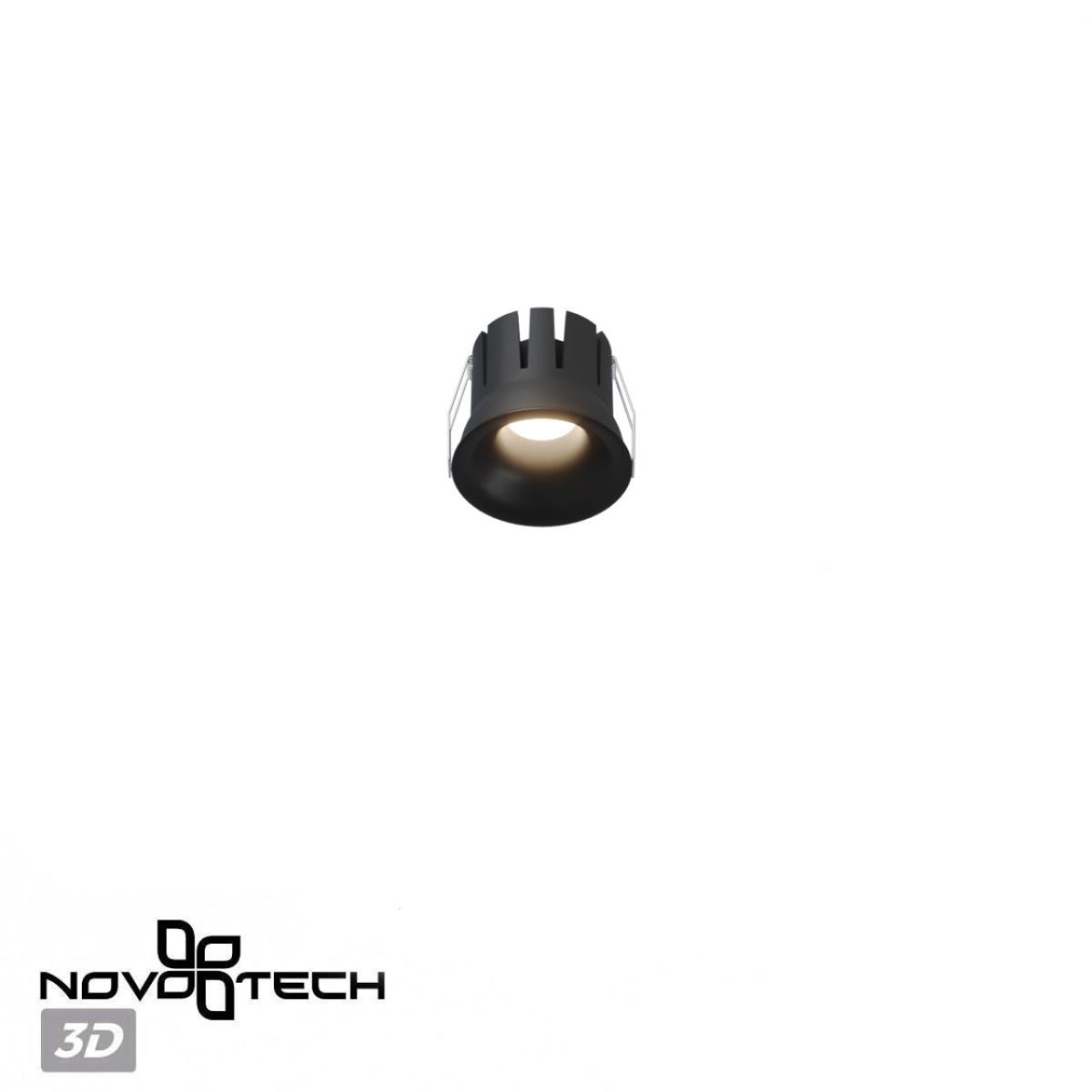 встраиваемый светильник с переключателем цв. температуры novotech wir eclat 359883