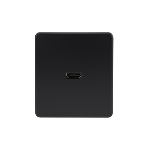 Розетка ROUND HDMI с/у оникс KRANZ KR-78-0730-3