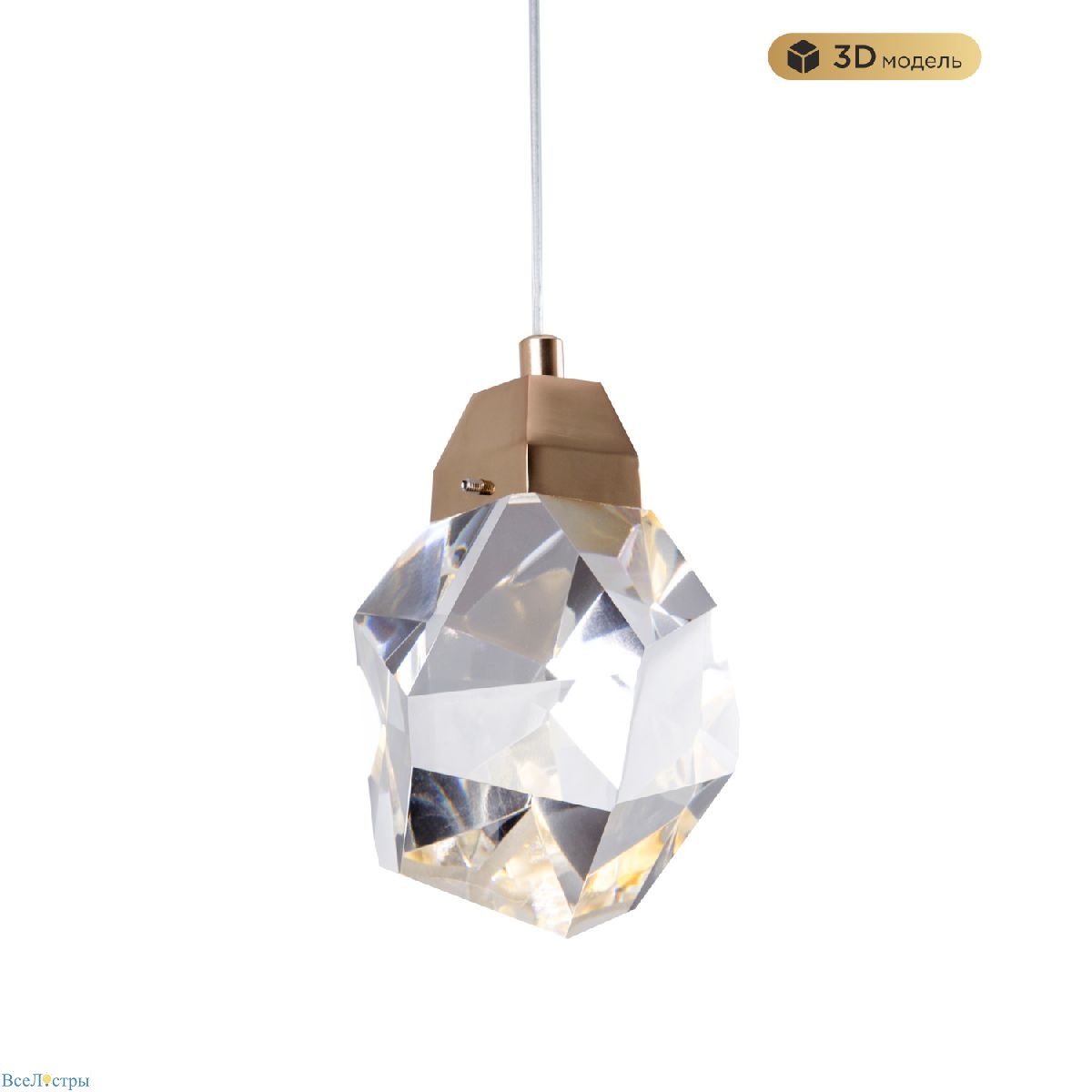 подвесной светильник modelux ml.88971.1 gd