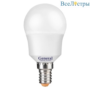 Светодиодная лампа General GLDEN-G45F-15-230-E14-6500 661106