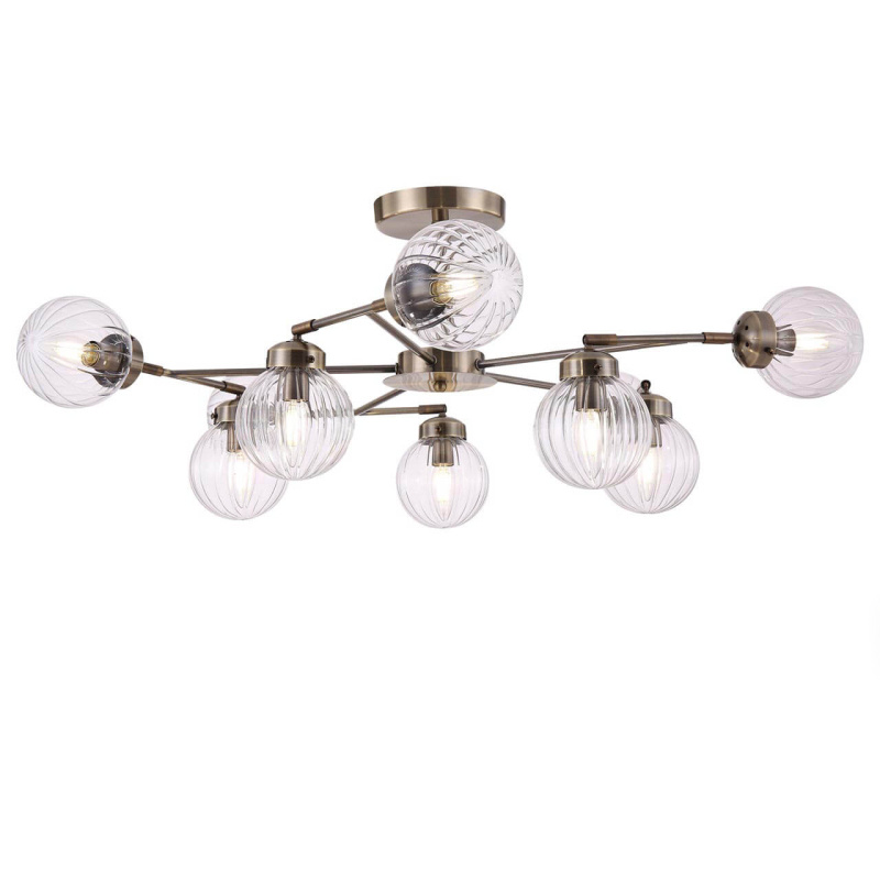 потолочная люстра freya daisy fr5041pl-08bs